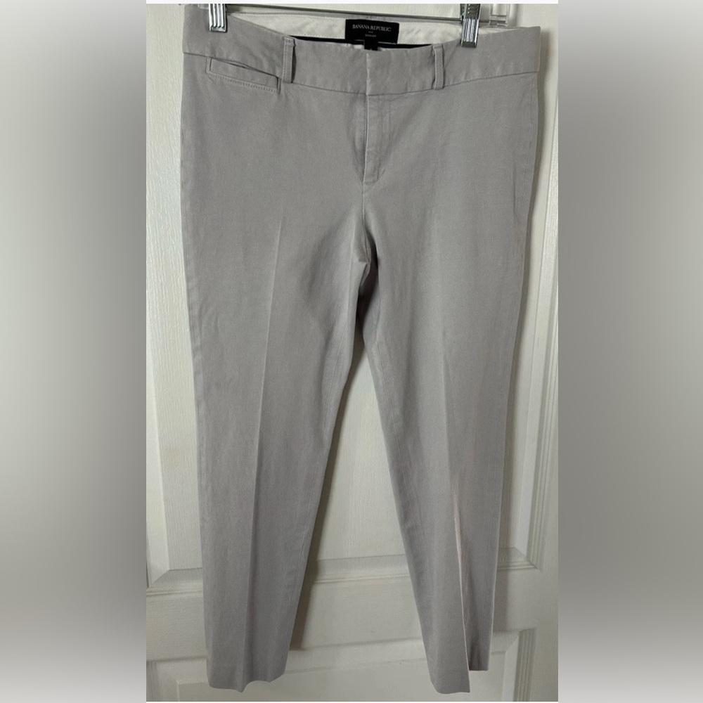 Banana Republic Sloan Fit Light Gray Trousers size 4